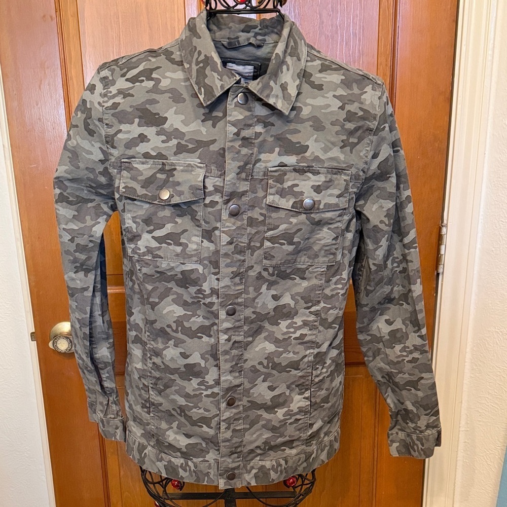 🪖🪖🪖bogoho🪖🪖🪖Cat & Jack Unisex Camouflage Military Jacket-XL